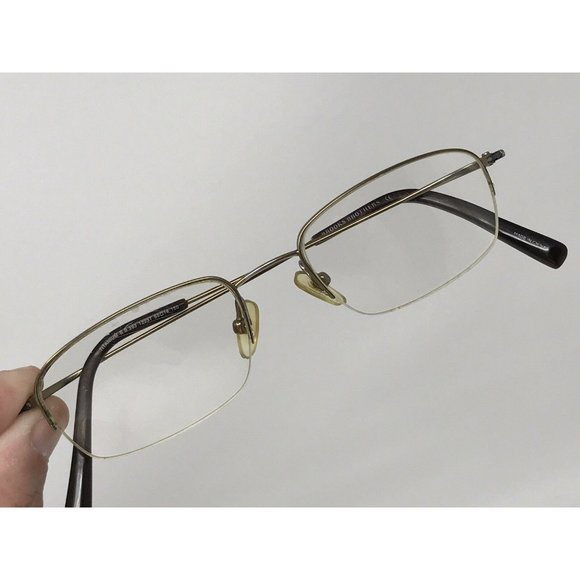 AUTHENTIC BROOKS BROTHERS BB 393 1223T TITANIUM EYEGLASSES SIZE: 50 -18-150 - Picture 10 of 12